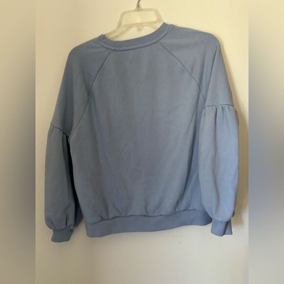 Aerie blue sequin PARTY sweatshirt M - Picture 12 of 12